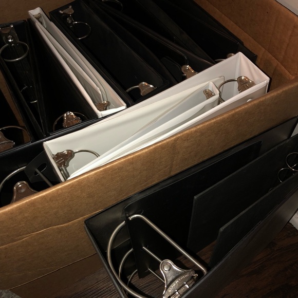 3 Ring Binder Heavy Duty Blk & Wht Folder(Bundle) - Picture 3 of 7